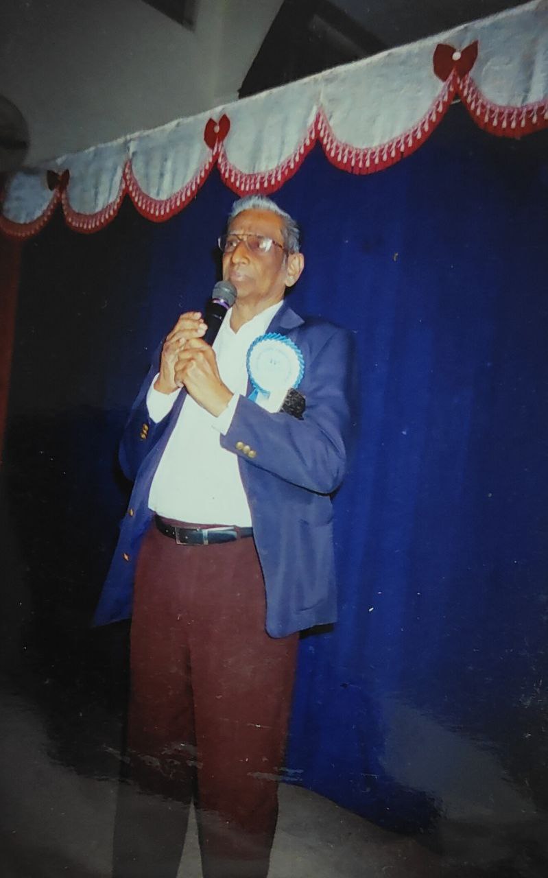 An elder ministering
