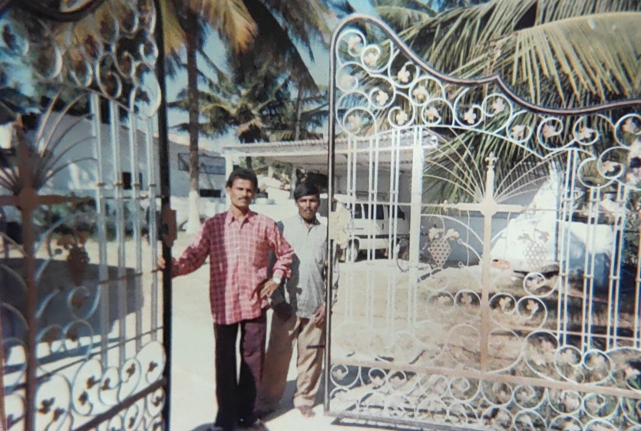 At the church gates